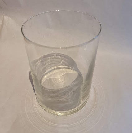 Cyllinder Short Glass Vase