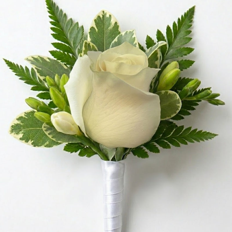 Tropical and Rose corsage