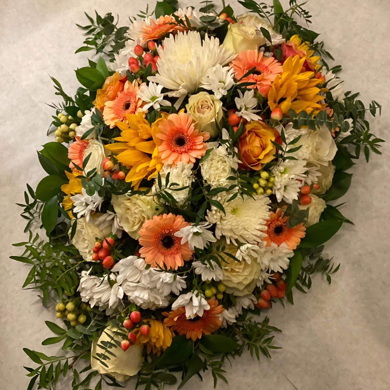 Summer funeral decoration