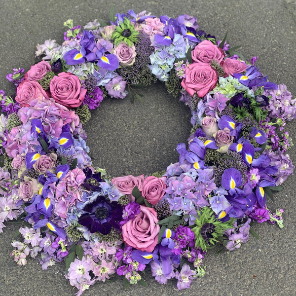 Rivers of purple wreath